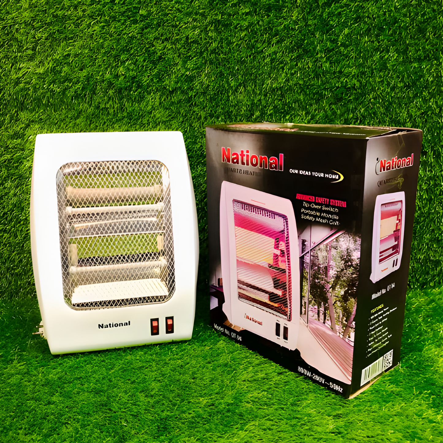 800W Electric Quartz Heater – 2 Rods | Adjustable Heat | Portable & Energy Efficient