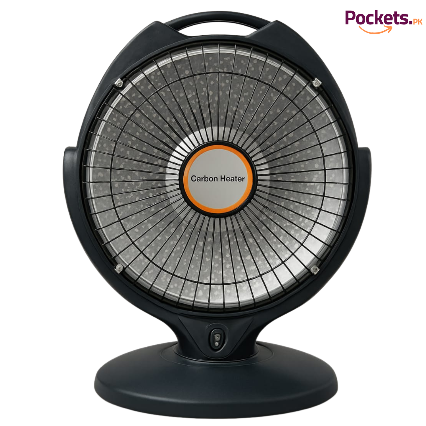 Premium 12-Inch Reflector Electric Heater with Adjustable Power (300W/600W) Moving Function Room Heater