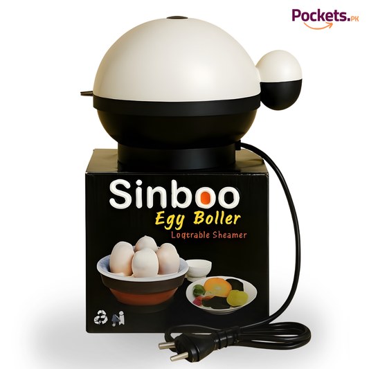Sinbo Electric Egg Boiler & Steamer – Multi-Function Egg Cooker | Fast & Safe Breakfast Maker